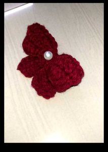 Chorchet Red Bow Clip 🎀✨
