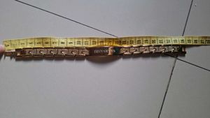 Gold-tone &#39;SAARVASRI&#39;  Magnatic Bracelet