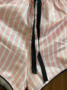 Striped Satin Sleep Shorts