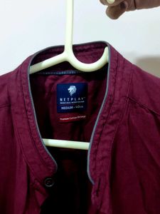 Maroon Casual Shirt