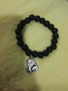 Black Panda Charm Bracelet