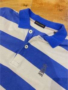 Striped Blue Polo Shirt