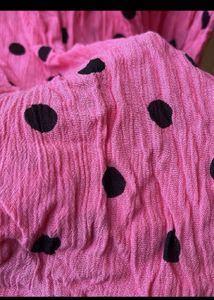 Pinteresty 🎀Polka dot dress A line💗🤍