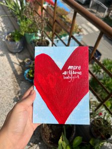 Handpainted More Selflove Babygirl Poster