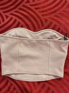 Blush Pink Bandeau Top