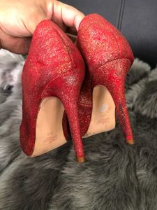 Red Glitter Heel