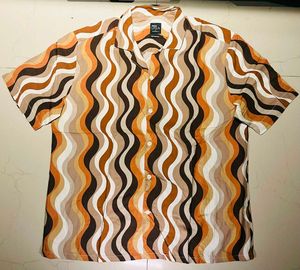 Retro Wave Pattern Shirt