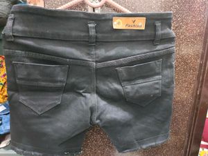 Denim black Shorts