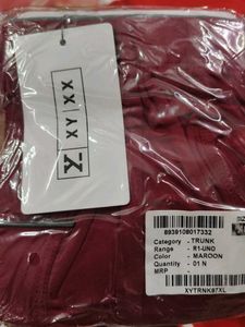 XYXX Maroon Trunks