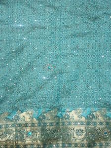 Elegant Green Ethnic Saree