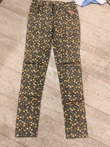 Floral Print Casual Pants
