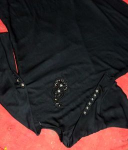 Elegant Black Ethnic Abaya