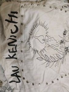 Unique Graphic Denim Jacket