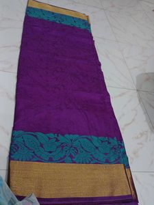 Beatiful Saree With Jeri Border