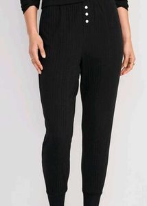 High-Waisted Pajama Jogger Pants