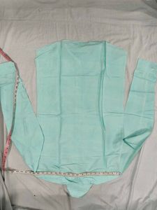 Pure Silk Mint Green Formal Shirt