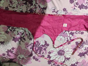 Chanderi Silk Back Typing Crop Top &amp; Palazzo
