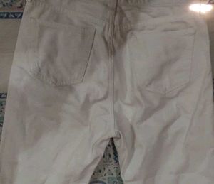 New White High Waisted Jeans