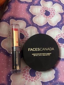 Faces Canada Compact &amp; Lipstick