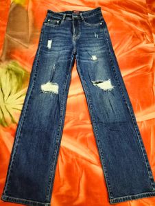 Blue Ripped Jeans