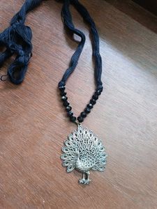 💫Peacock Oxidize Pendant Necklac💫🦚