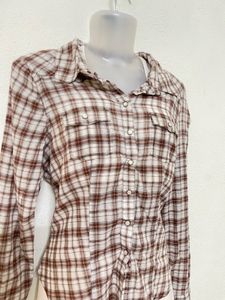 H&amp;M 90’s Vintage Check Shirt For Women