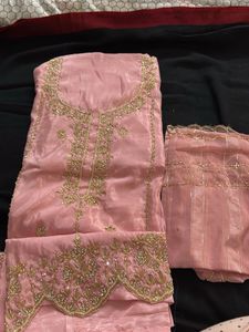 Pink Dress Material