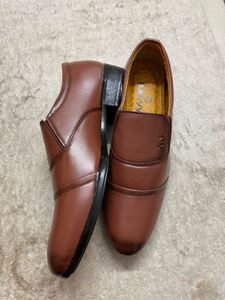 Brown Formal Shoes Size 6