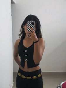 Coquette Halter Neck Top 🎀