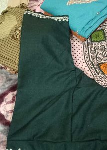 Green tilla work kurta