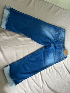 Blue Denim Capris