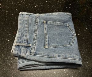 Blue Straight Leg Jeans