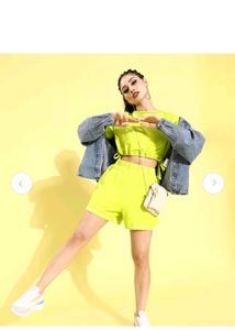 Neon Yellow Co-ord Set