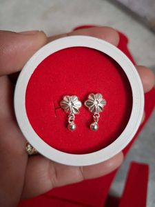Floral Silver Earrings 92.5