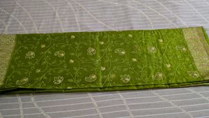 Elegant Green Saree