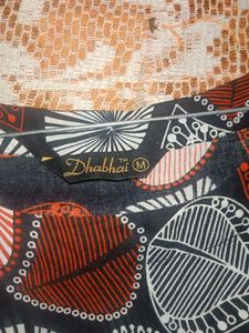 Leaf Print Long Sleeve Top