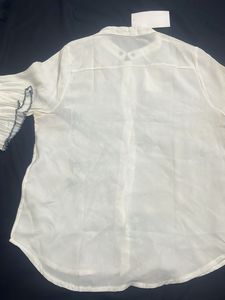 White Korean Shirt - 34/36