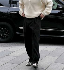 ILLUMINATE Baggy Pleated Cotton Trouser Men