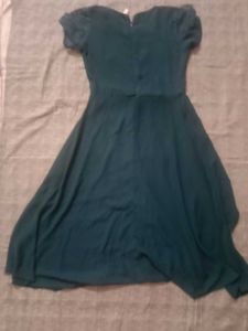 Cute and Elegant blue Lace Midi Dress