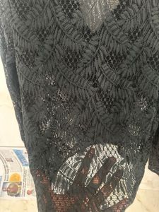 Black Net Top