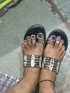 Black Flats Sandal