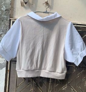 Collared Knit Top💗