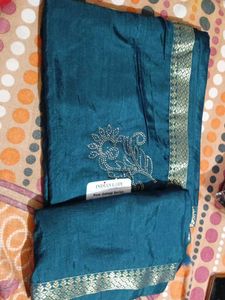 Elegant Blue Saree