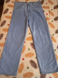 Light Wash Baggy Jeans For Men