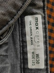 Wide Leg Acid Wash Jeans From Max