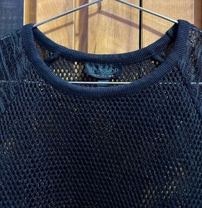 Black Net Top
