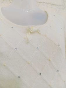 Elegant Cream Knit Sweater