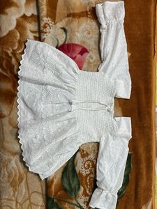 White Eyelet Blouse