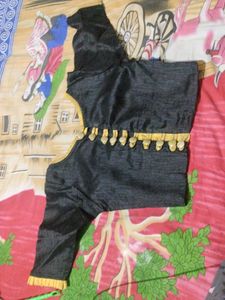 Beautiful Black And Golden Blouse
