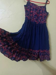 Blue &amp; Pink Print Sundress